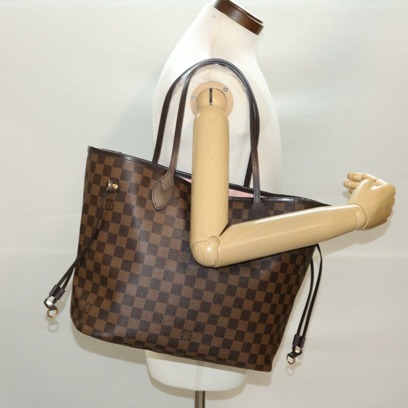 【日本直送】路易威登 Damier Ebene Rose valerine Neverfull 中型托特包 N41603 正品 42621A-27