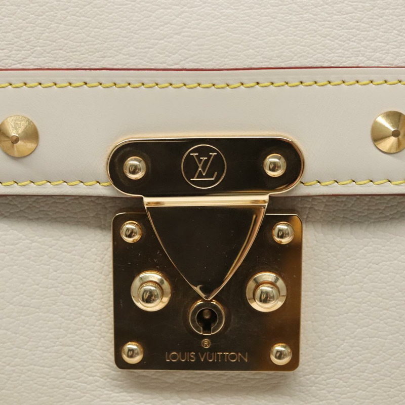 【日本直送】LOUIS VUITTON Suhari Extravagan 手提包 皮革 白色 M91803 LV 授權 115974S-13