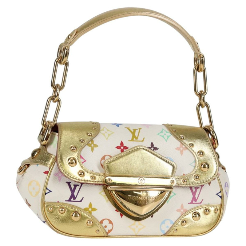 【日本直送】路易威登 Monogram Multicolor Marilyn All Bag 白 M40206 LV 正品 124890AV-0