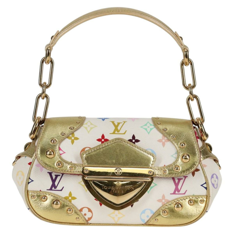 【日本直送】路易威登 Monogram Multicolor Marilyn All Bag 白 M40206 LV 正品 124890AV-1
