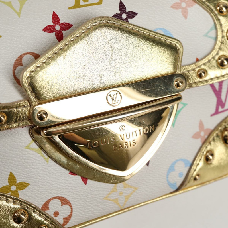 【日本直送】路易威登 Monogram Multicolor Marilyn All Bag 白 M40206 LV 正品 124890AV-14