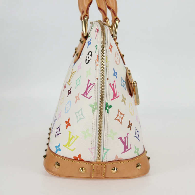 【日本直送】路易威登 Monogram 多色 Alma 手提包白色 M92647 LV 授權 125649V-4