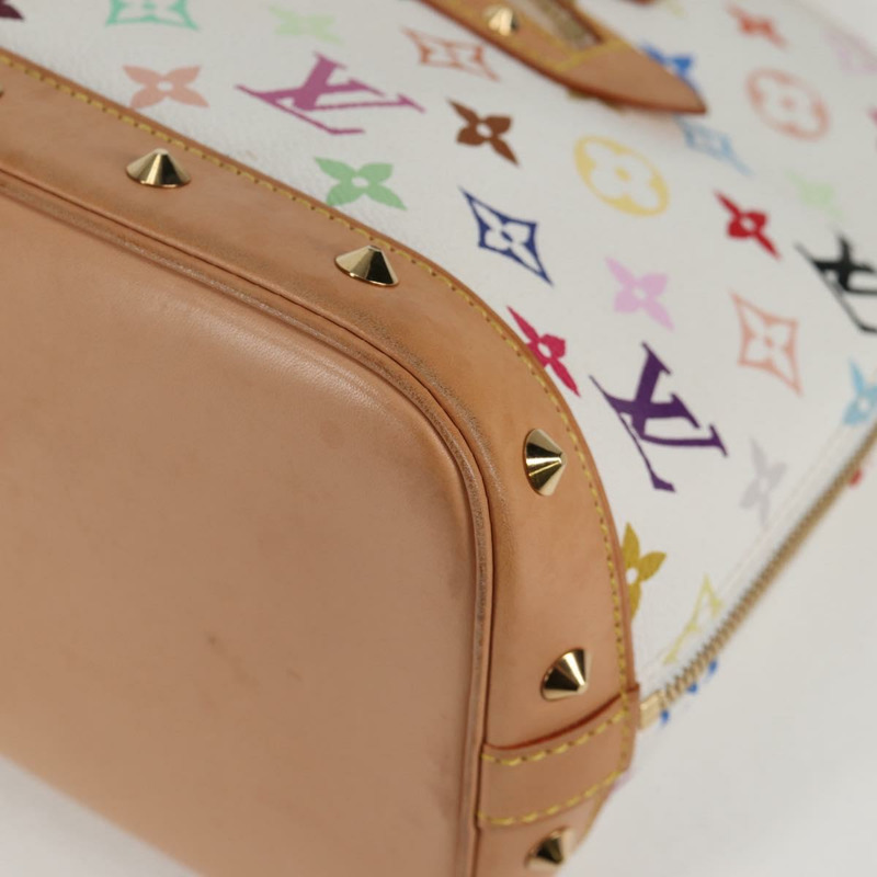 【日本直送】路易威登 Monogram 多色 Alma 手提包白色 M92647 LV 授權 125649V-10