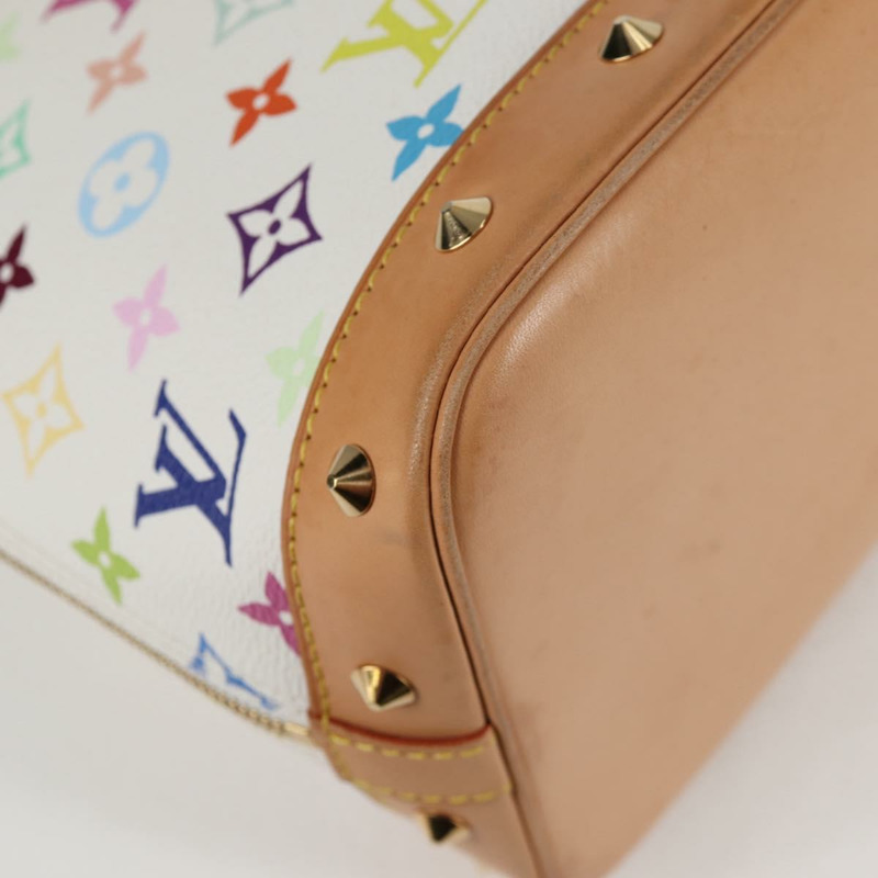 【日本直送】路易威登 Monogram 多色 Alma 手提包白色 M92647 LV 授權 125649V-11