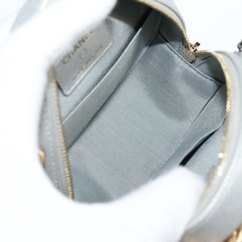 【日本直送】CHANEL 鏈條 Chanel 19 單肩包 小羊皮 金色 銀色 CC 正品 fm4698M-8