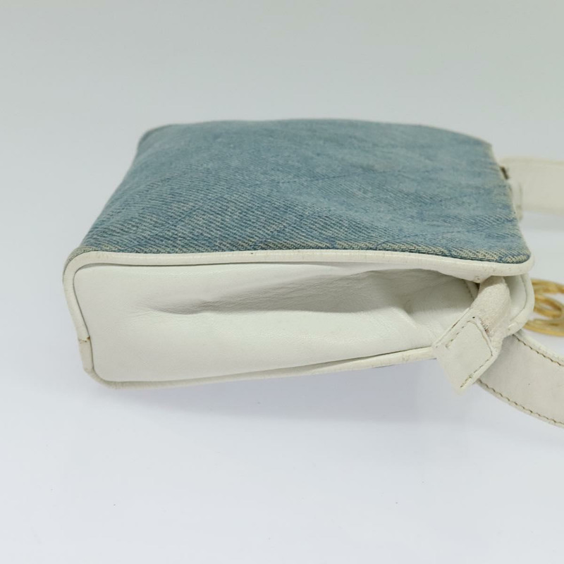 【日本直送】香奈兒 Matelasse 腰包 牛仔藍金色 CC 正品 126559-3