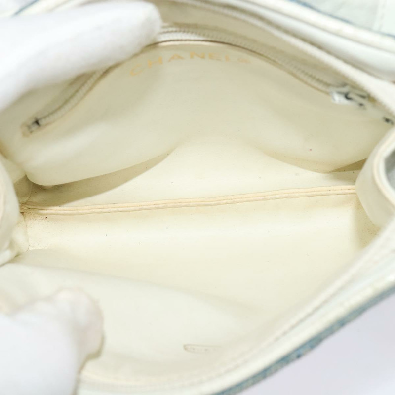 【日本直送】香奈兒 Matelasse 腰包 牛仔藍金色 CC 正品 126559-10