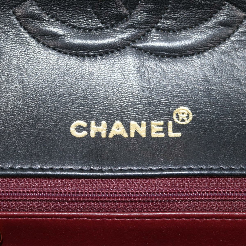 【日本直送】香奈兒 Matelasse 單肩包 小羊皮 黑金 CC 正品 126497V-22