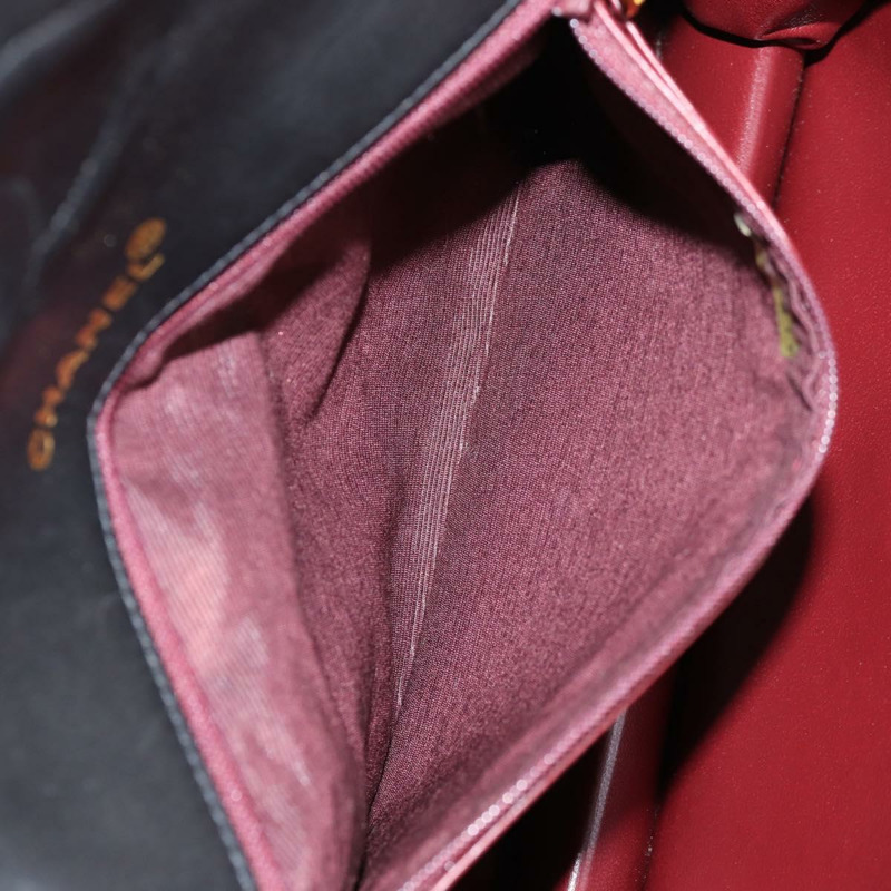 【日本直送】香奈兒 Matelasse 單肩包 小羊皮 黑金 CC 正品 126497V-26