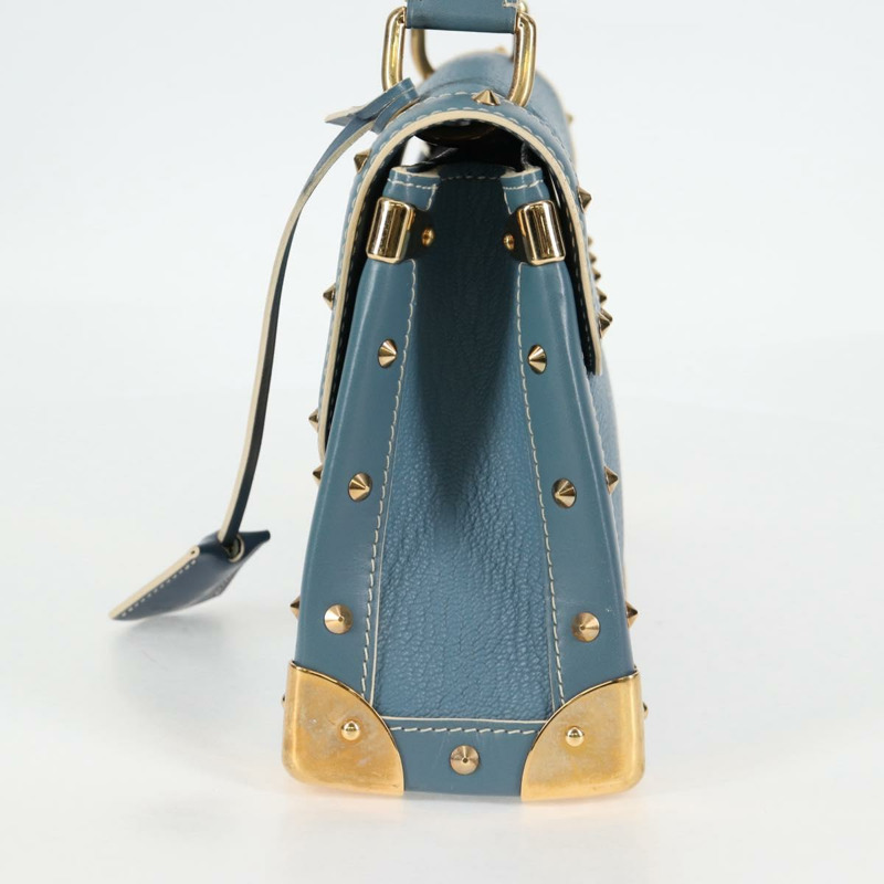 【日本直送】LOUIS VUITTON Suhari Tarantue 單肩包 皮革 藍色 M91821 LV 授權 126911V-2