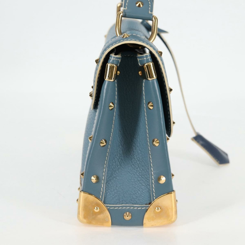 【日本直送】LOUIS VUITTON Suhari Tarantue 單肩包 皮革 藍色 M91821 LV 授權 126911V-3