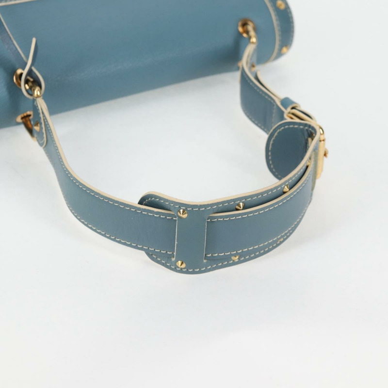 【日本直送】LOUIS VUITTON Suhari Tarantue 單肩包 皮革 藍色 M91821 LV 授權 126911V-6