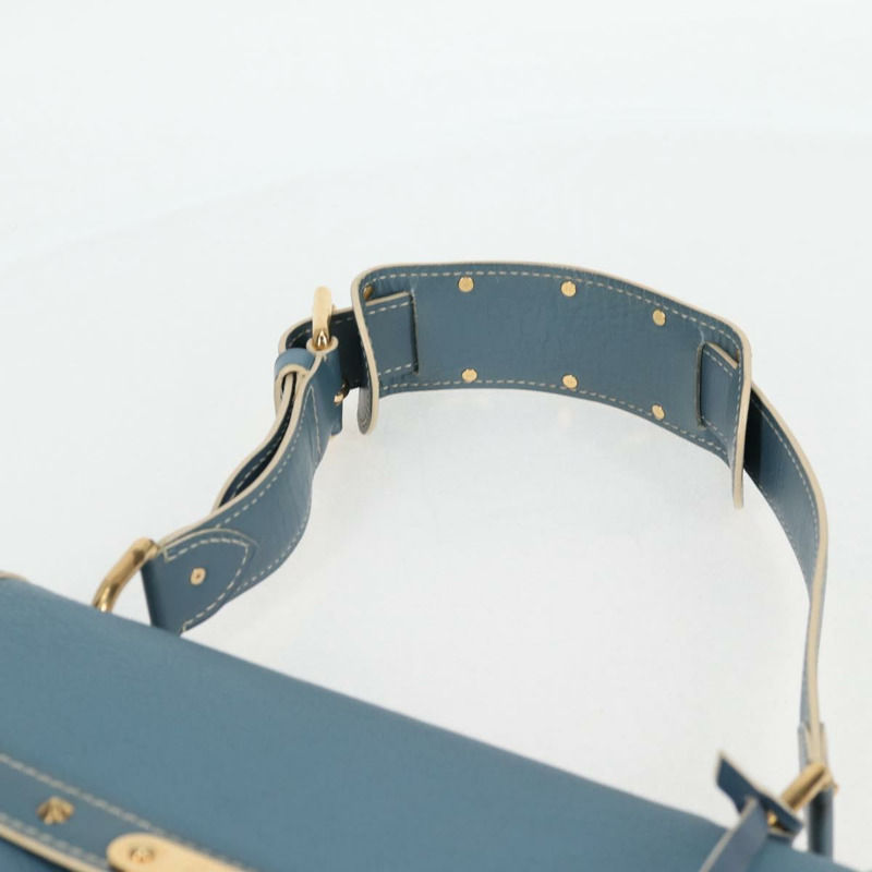 【日本直送】LOUIS VUITTON Suhari Tarantue 單肩包 皮革 藍色 M91821 LV 授權 126911V-13