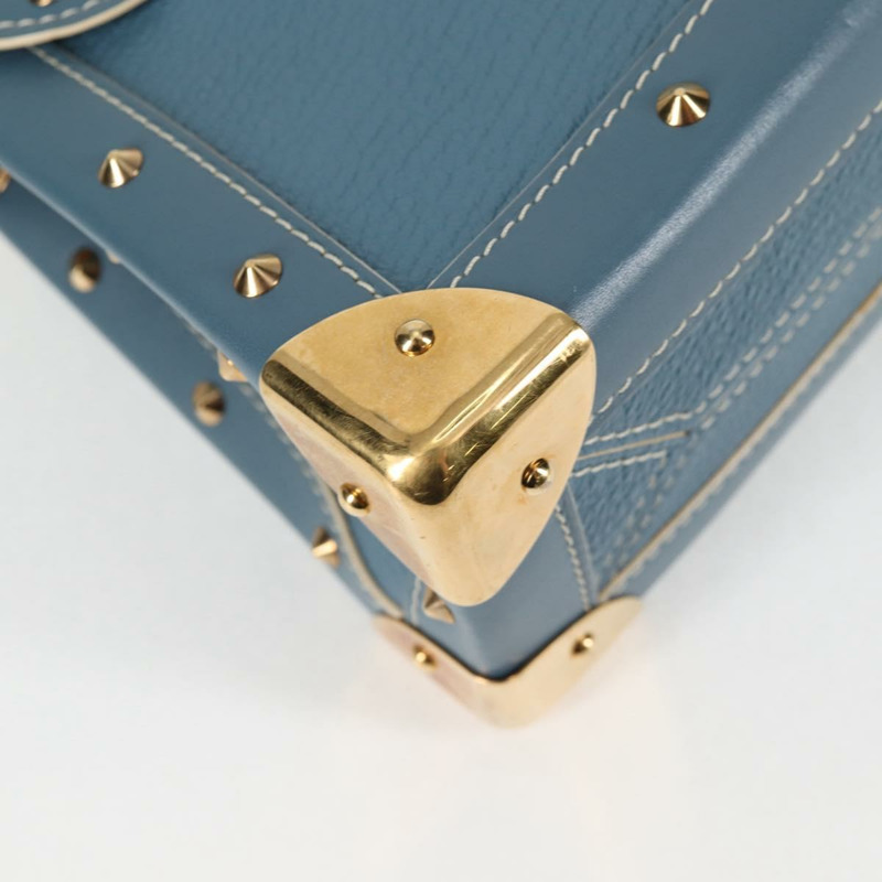 【日本直送】LOUIS VUITTON Suhari Tarantue 單肩包 皮革 藍色 M91821 LV 授權 126911V-15