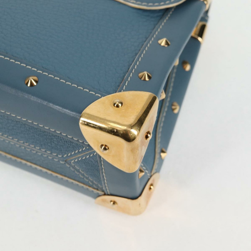 【日本直送】LOUIS VUITTON Suhari Tarantue 單肩包 皮革 藍色 M91821 LV 授權 126911V-16