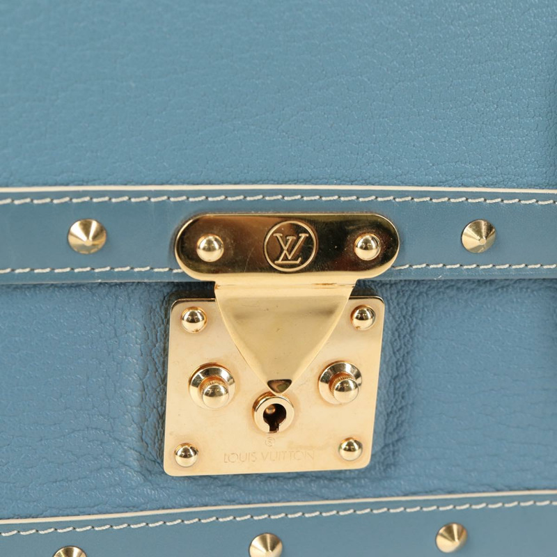 【日本直送】LOUIS VUITTON Suhari Tarantue 單肩包 皮革 藍色 M91821 LV 授權 126911V-17