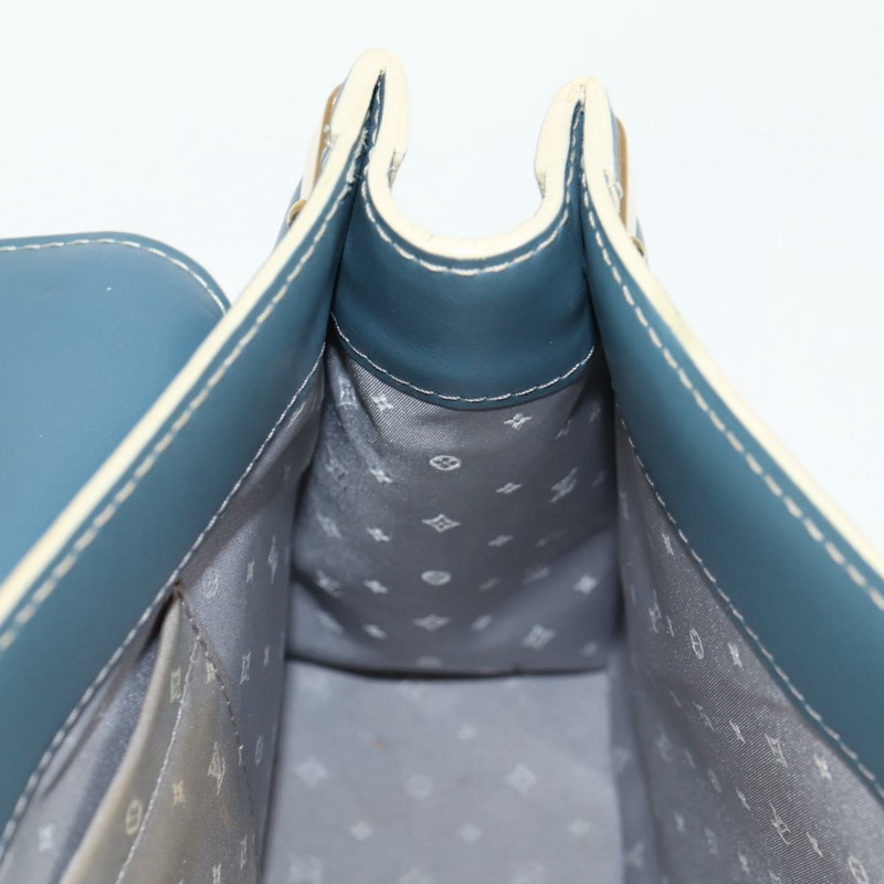 【日本直送】LOUIS VUITTON Suhari Tarantue 單肩包 皮革 藍色 M91821 LV 授權 126911V-21