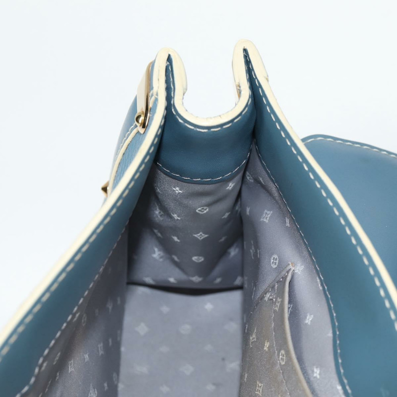 【日本直送】LOUIS VUITTON Suhari Tarantue 單肩包 皮革 藍色 M91821 LV 授權 126911V-22