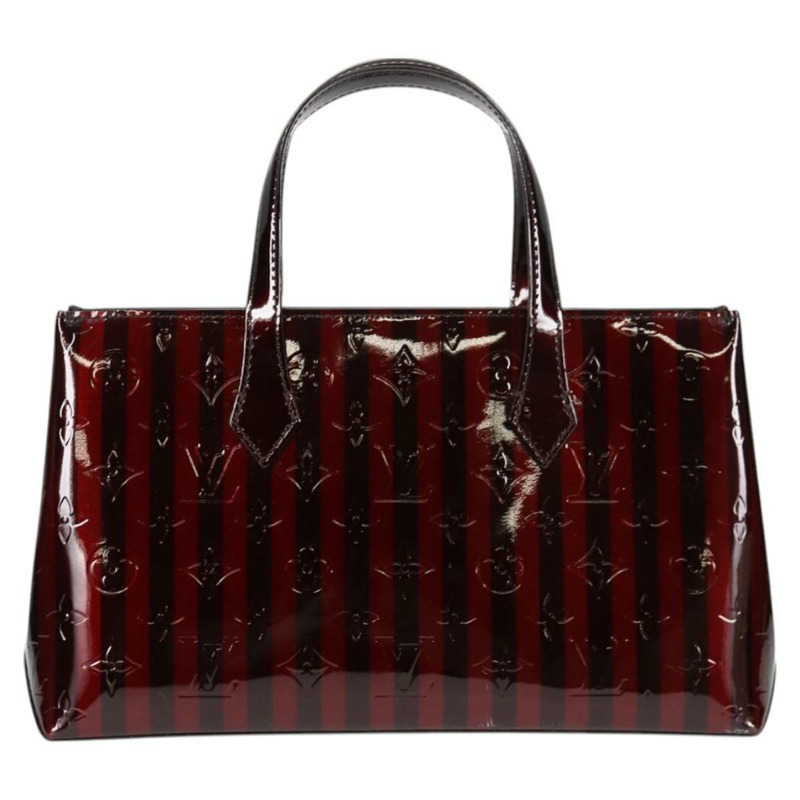 【日本直送】路易威登 Vernis Rayure Wilshire 小號手袋 Pomme D'amour M91701 LV 正品 127206V-1