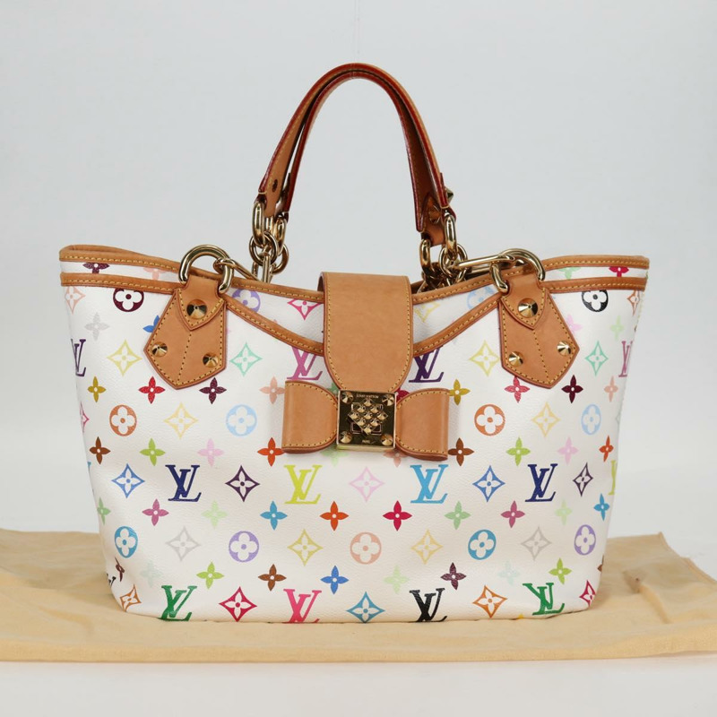 【日本直送】路易威登 Monogram 多色 Annie GM 托特包白色 M40303 LV 授權 123525V-11