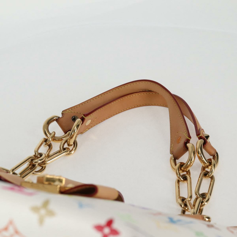 【日本直送】路易威登 Monogram 多色 Annie 中型托特包白色 M40307 LV 授權 120602V-7