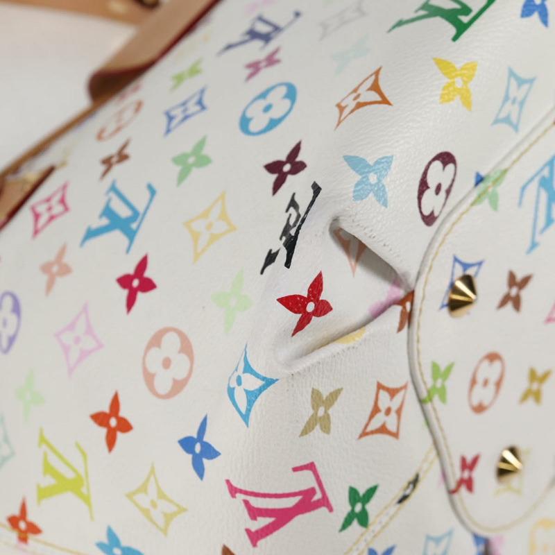 【日本直送】路易威登 Monogram 多色 Annie 中型托特包白色 M40307 LV 授權 120602V-14