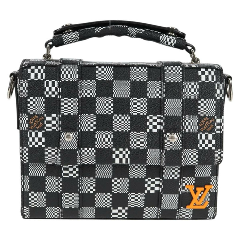 【日本直送】路易威登 Damier 扭曲翻蓋軟皮郵差包 N50032 正品 122429M-12