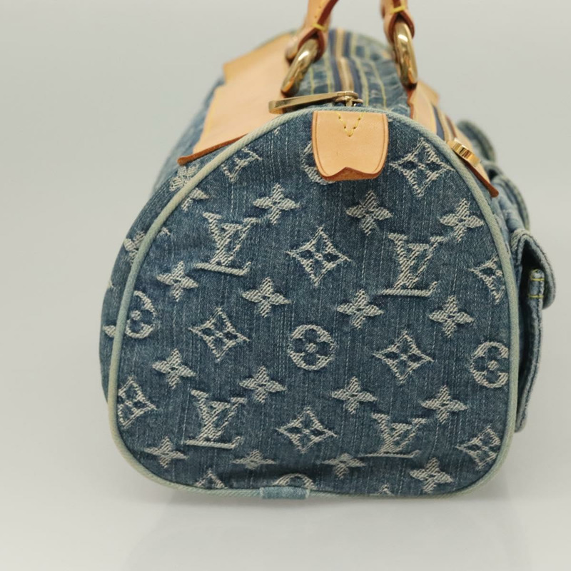 【日本直送】路易威登 Monogram Denim Neo Speedy 手提包 藍色 M95019 LV 正品 121503SV-3