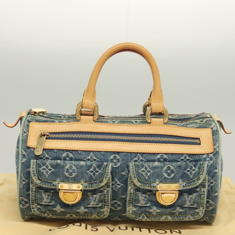 【日本直送】路易威登 Monogram Denim Neo Speedy 手提包 藍色 M95019 LV 正品 121503SV-11