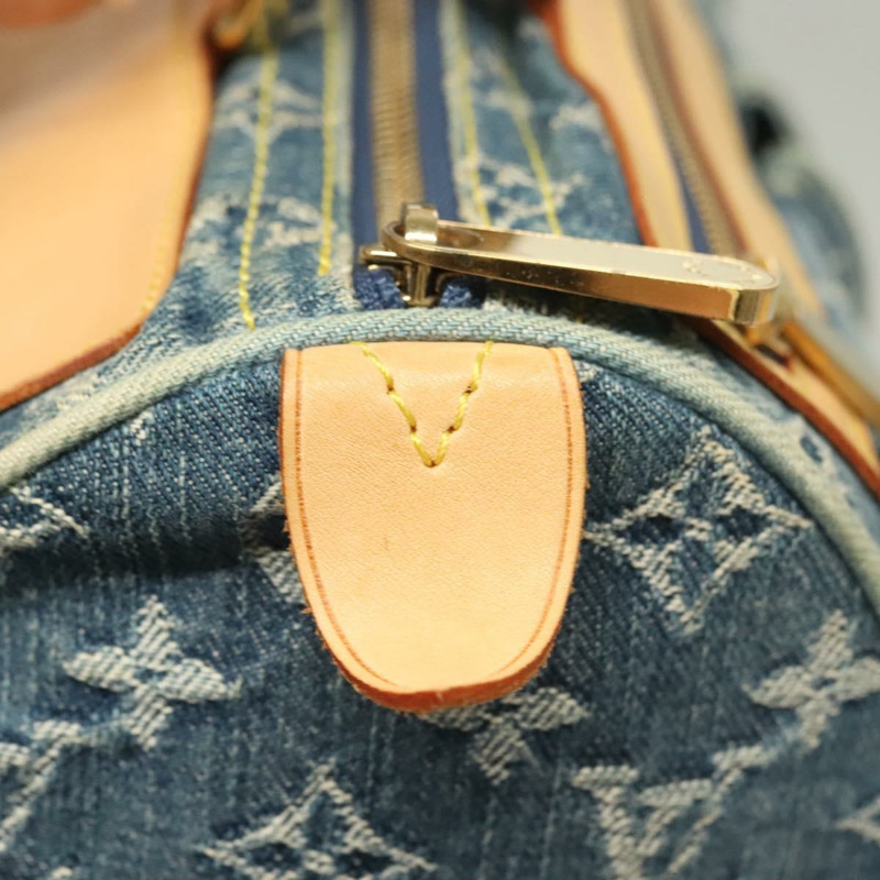 【日本直送】路易威登 Monogram Denim Neo Speedy 手提包 藍色 M95019 LV 正品 121503SV-16