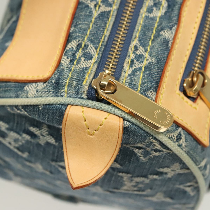 【日本直送】路易威登 Monogram Denim Neo Speedy 手提包 藍色 M95019 LV 正品 121503SV-19