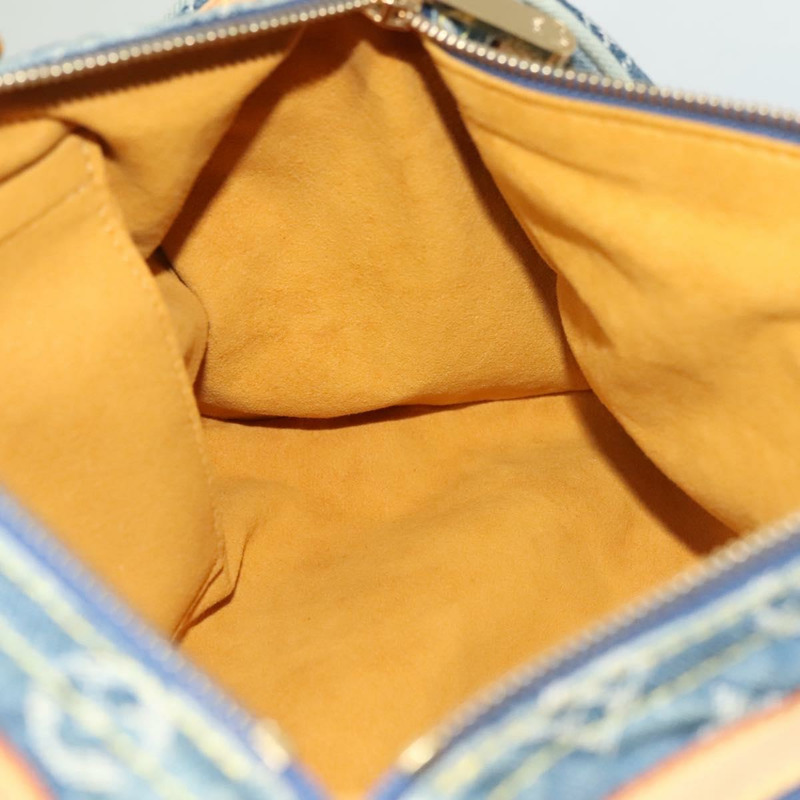 【日本直送】路易威登 Monogram Denim Neo Speedy 手提包 藍色 M95019 LV 正品 121503SV-21