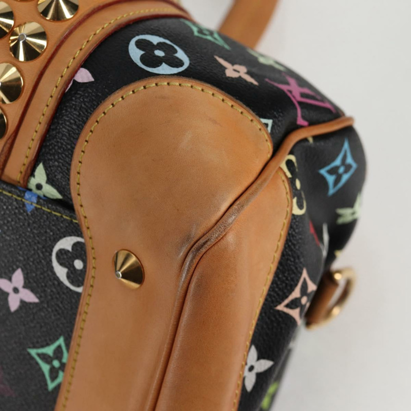 【日本直送】路易威登 Monogram Multicolor Courtney MM 手提包 2way 黑色 M45642 正品 119223V-13