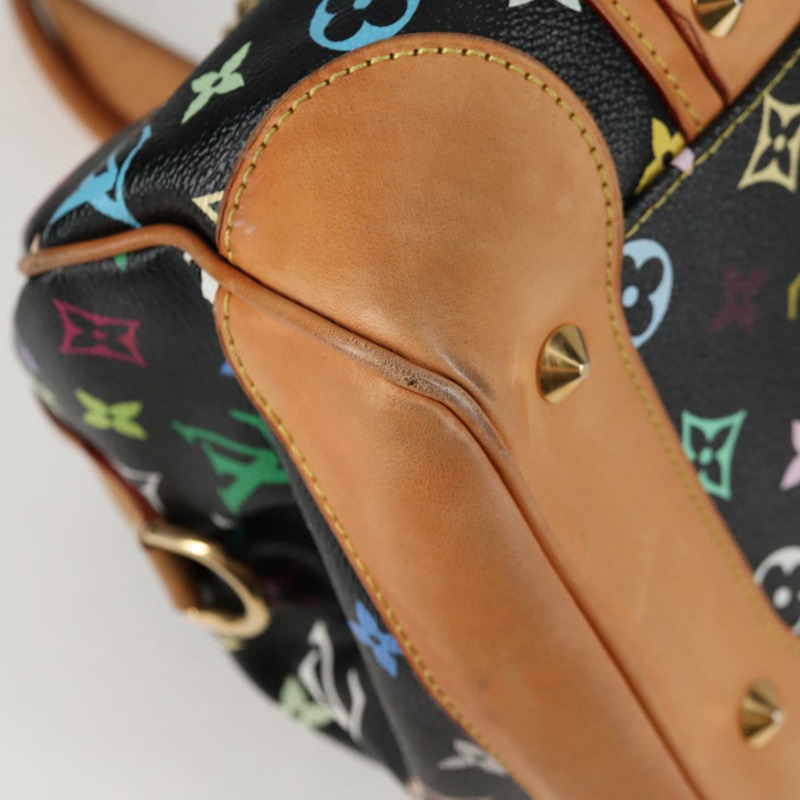 【日本直送】路易威登 Monogram Multicolor Courtney MM 手提包 2way 黑色 M45642 正品 119223V-14