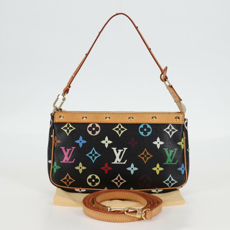 【日本直送】路易威登 Monogram 多色手拿包配件黑色 M92648 正品 119217V-11