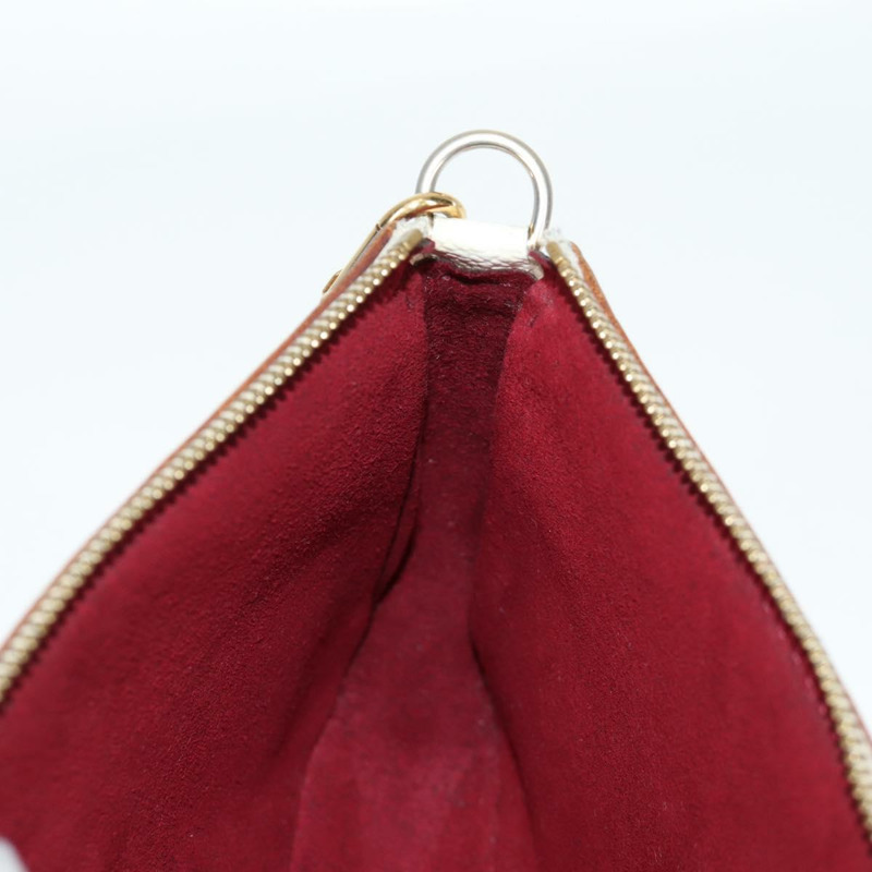 【日本直送】路易威登 多色手拿包配件袋 白色 M92649 正品 115216V-18