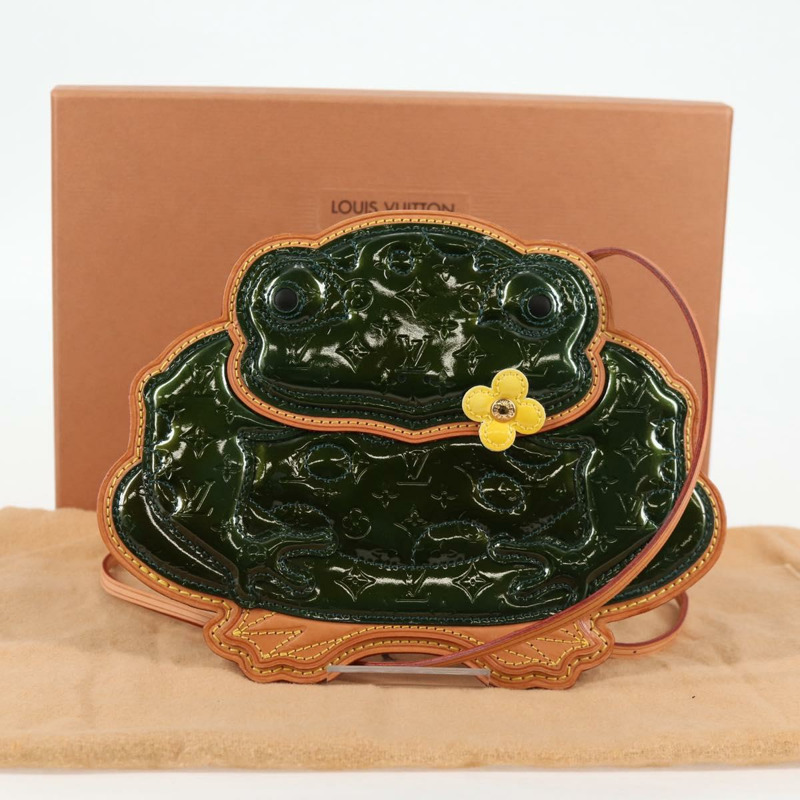 【日本直送】路易威登 Conte De Fe Pochette Grabo 青蛙單肩包 M92269 正品 115222SV-11