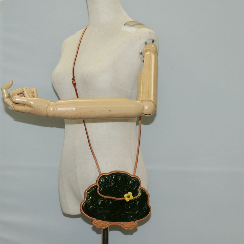 【日本直送】路易威登 Conte De Fe Pochette Grabo 青蛙單肩包 M92269 正品 115222SV-20