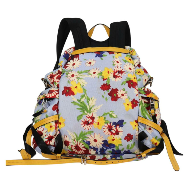 【日本直送】Miu Miu帆布雙肩包，淺藍/銀色，正品編號119229M-1