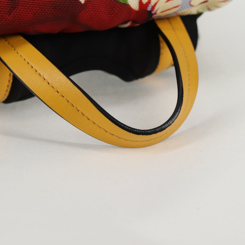 【日本直送】Miu Miu帆布雙肩包，淺藍/銀色，正品編號119229M-13