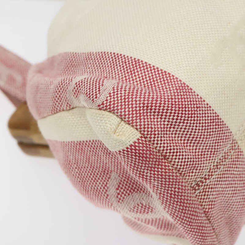 【日本直送】香奈兒帆布手袋 米色 金色 CC 標誌 正品 122428V-14