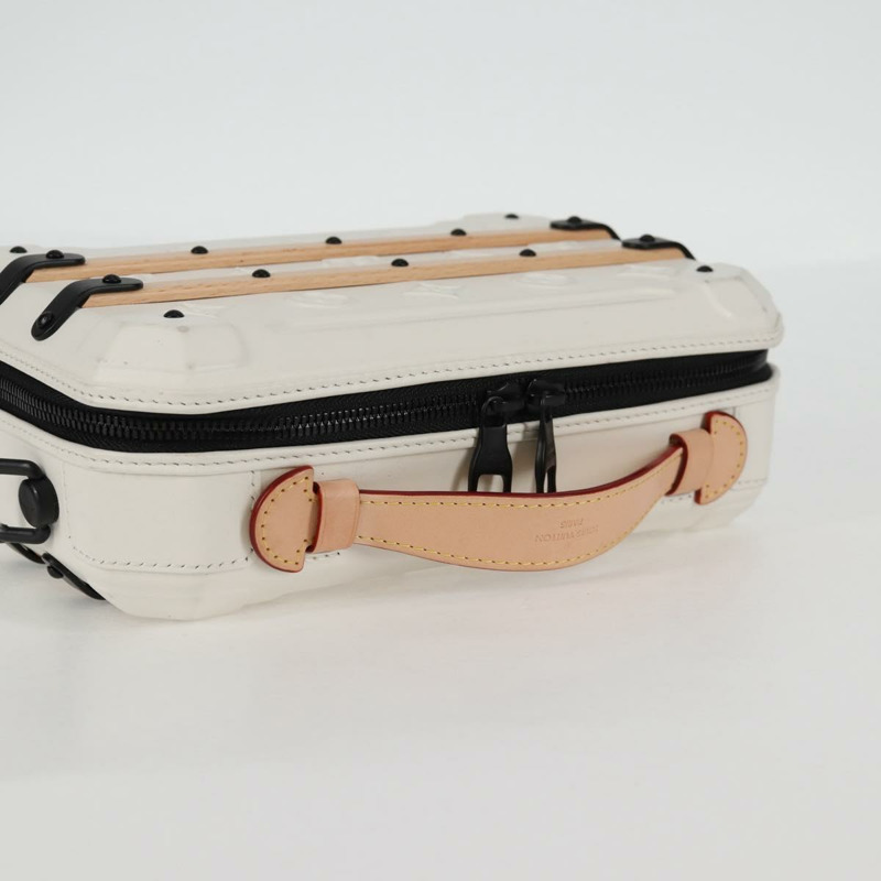 【日本直送】路易威登 Monogram Future Trunk 手提包白色 M21950 LV 授權 126317M-5