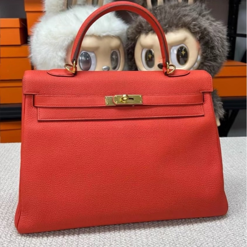 Hermes Kelly 35 TOGO皮 凌霄花T9色 ❤️ 即將迎接聖誕、春節-0