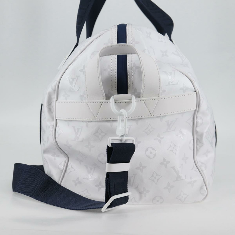 【日本直送】路易威登 Monogram Storm Keepall 運動波士頓包 白色 M11687 正品 125490M-2