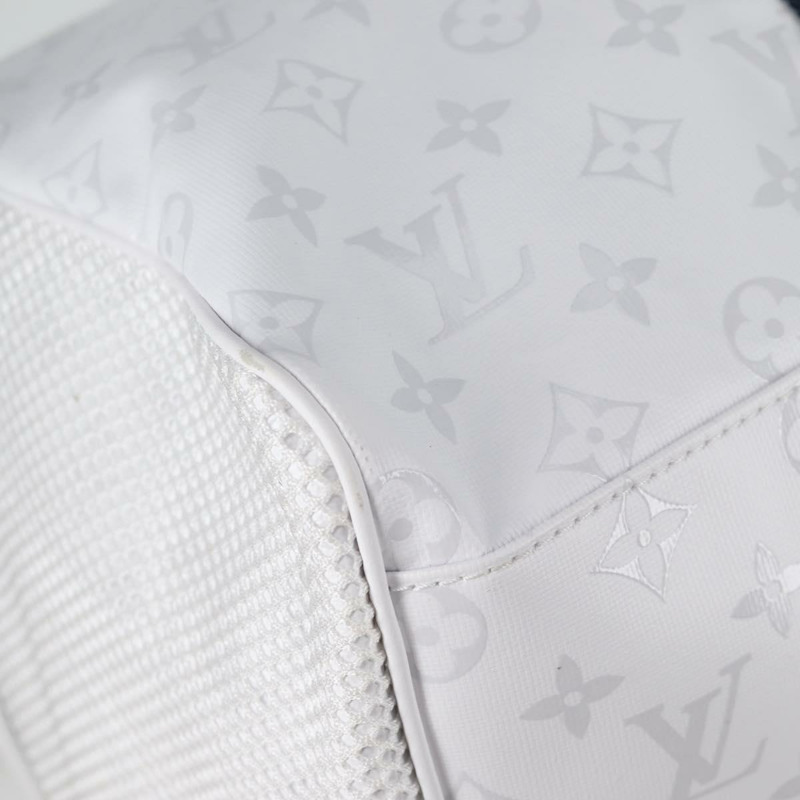 【日本直送】路易威登 Monogram Storm Keepall 運動波士頓包 白色 M11687 正品 125490M-8