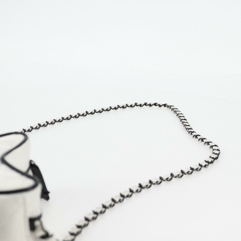 【日本直送】香奈兒星星鏈條單肩包緞面白金色 CC 正品 125991SM-13