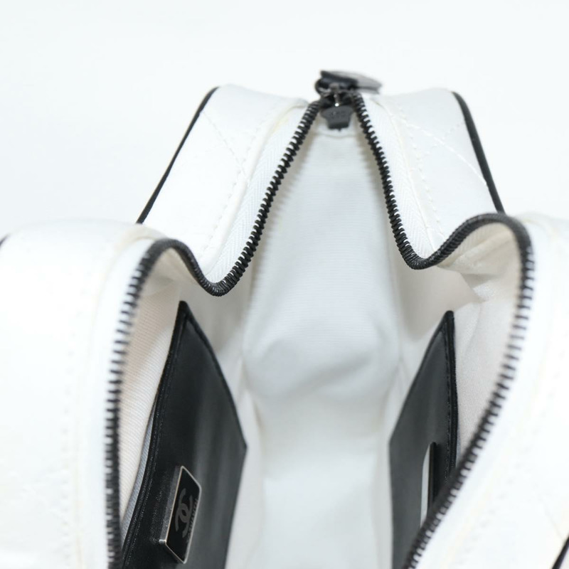 【日本直送】香奈兒星星鏈條單肩包緞面白金色 CC 正品 125991SM-23