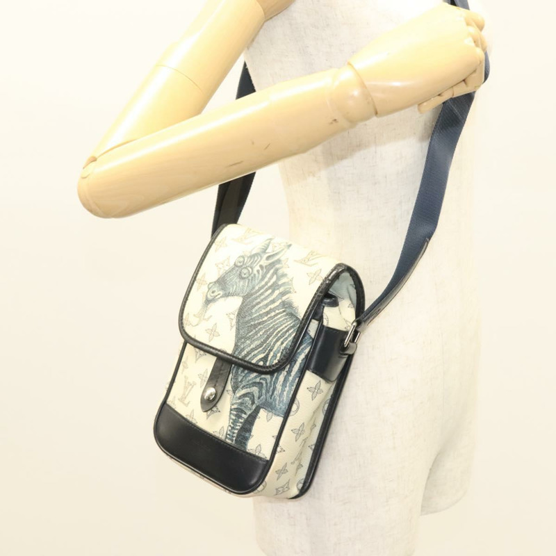 【日本直送】路易威登 Monogram Savanna Messenger BB 肩背包 海軍藍 M54247 正品 127639-23