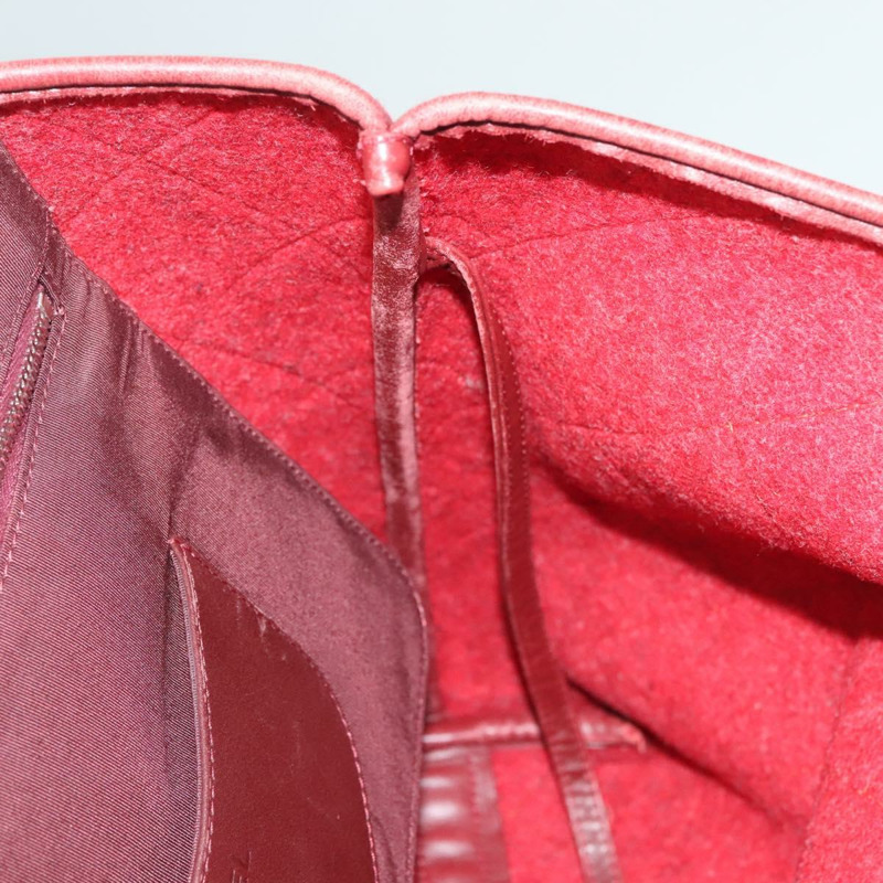 【日本直送】香奈兒 Matelasse 鏈條肩背包 羊毛 2way 紅色 CC Auth 127480-19