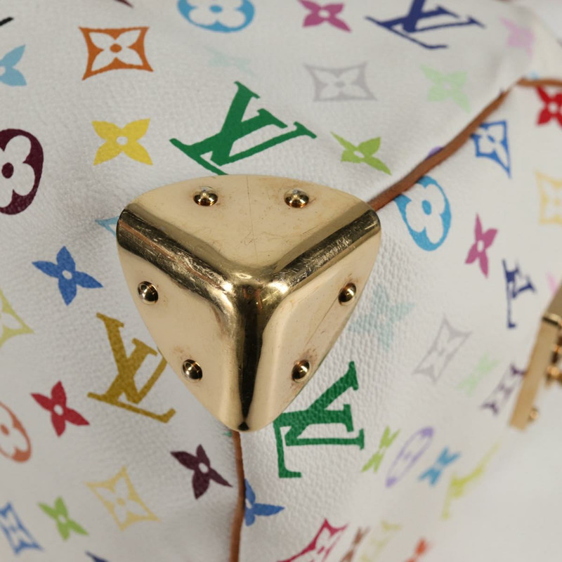 【日本直送】路易威登 Monogram 多色 Speedy 30 手提包 白色 M92643 正品 128093V-13